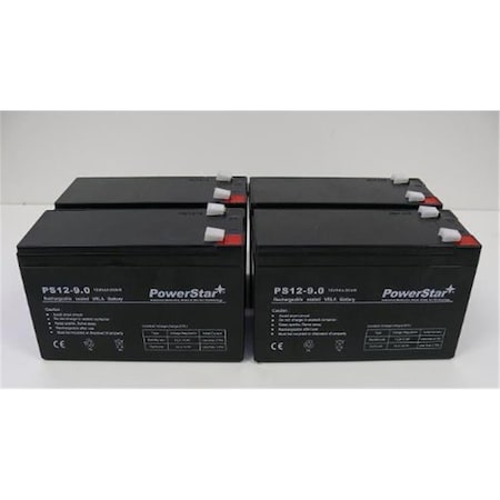 Powerstar 12V 9Ah Sla Battery For Rbc115 Rbc 116 Rbc132 PO46512